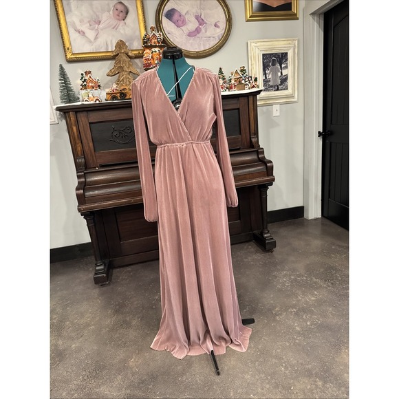 Pink Coconut Boutique Dresses & Skirts - Baltic Born Large Mauve Long Long sleeve dress‎